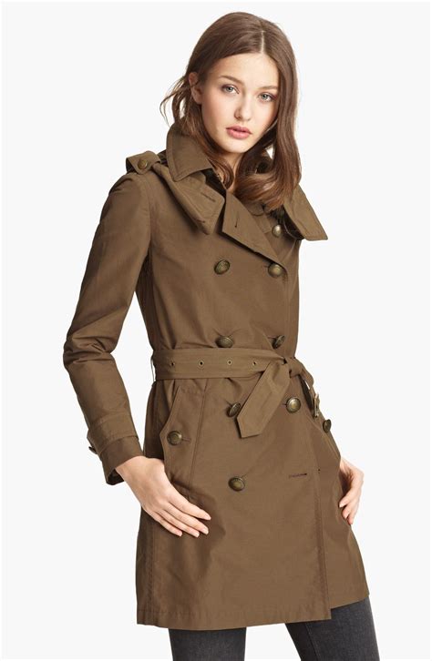 burberry trench coat brown|burberry brit trench coat women's.